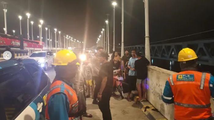 Viral! Pria Tewas Tersengat Listrik saat Mancing di Jembatan Manggar Balikpapan