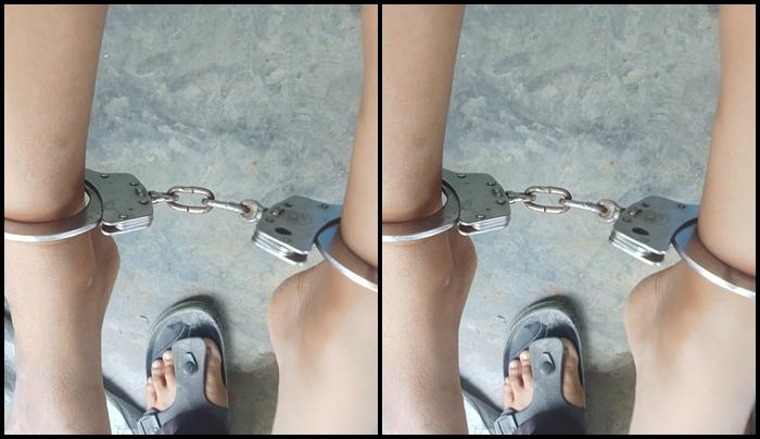 Viral Bocah 8 Tahun di Samarinda Diborgol Ayah Sendiri, Ibu Tiri Beber Motif Suami Borgol Anak