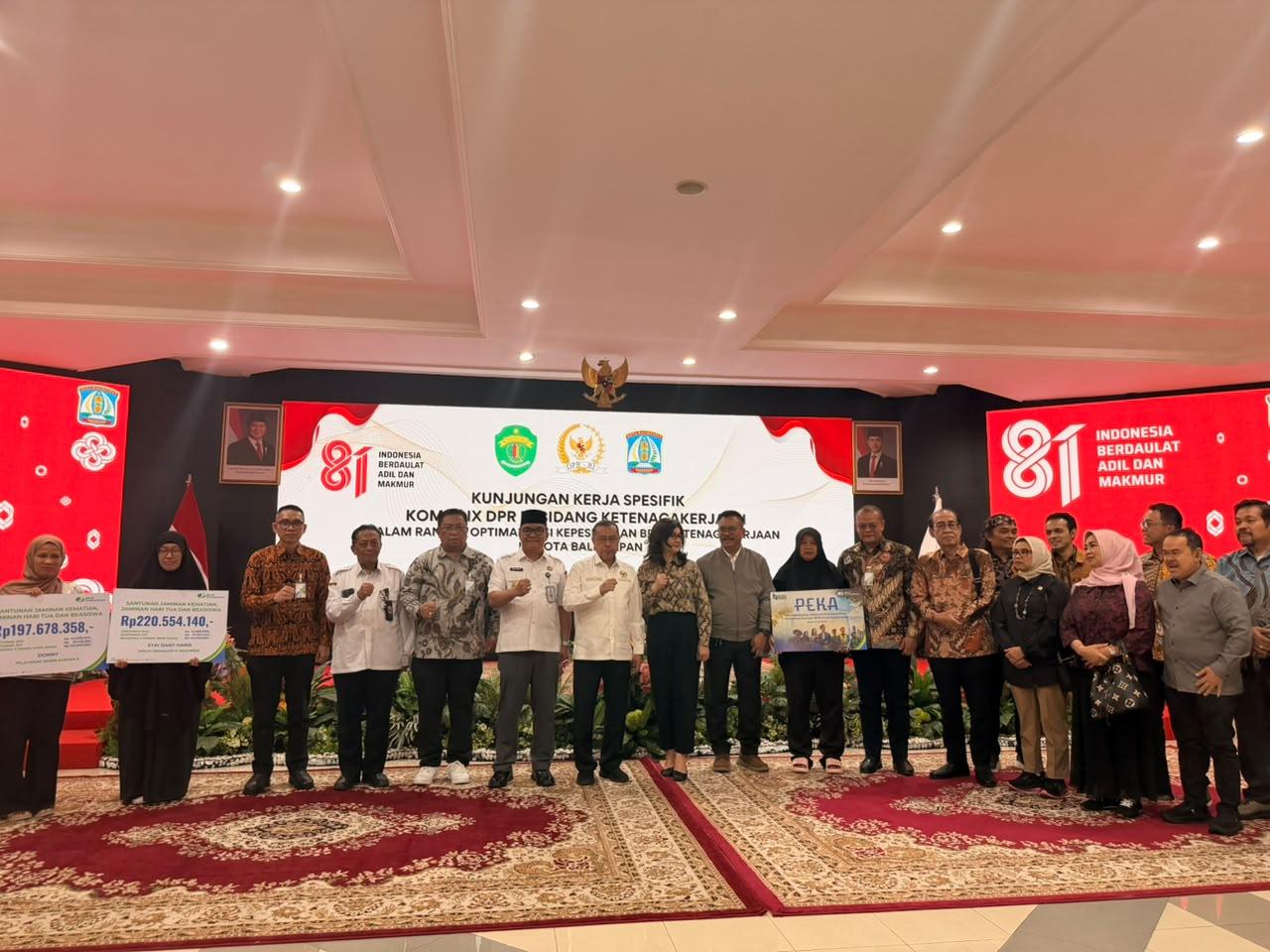 Komisi IX DPR RI ke Balikpapan, Ada 779 Ribu Pekerja Kaltim Belum Terlindungi BPJS Ketenagakerjaan - Tribunkaltim.co