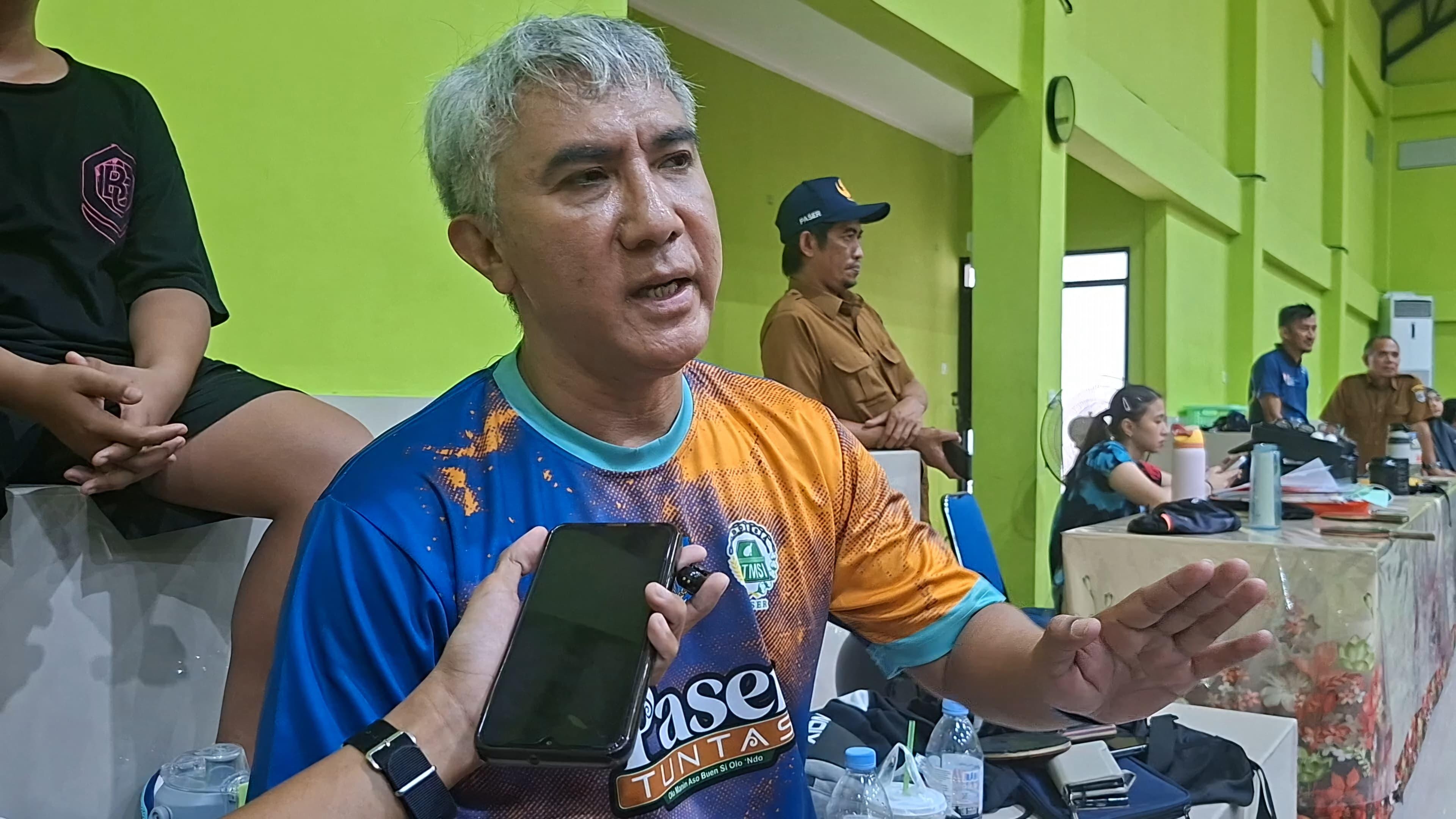 Atlet Tenis Meja Paser Digembleng Enam Hari Sepekan, Legenda SEA Games Pimpin Persiapan Porprov 2026