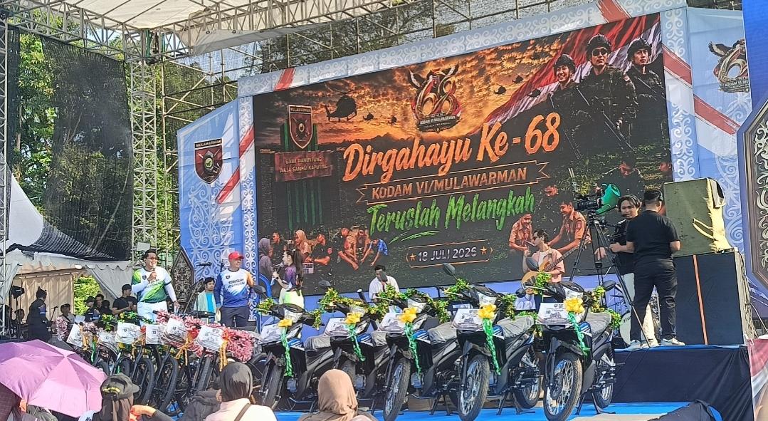Lautan Manusia Padati Jalan Sehat HUT ke-68 Kodam VI/Mulawarman di Balikpapan, Teruslah Melangkah - Tribunkaltim.co