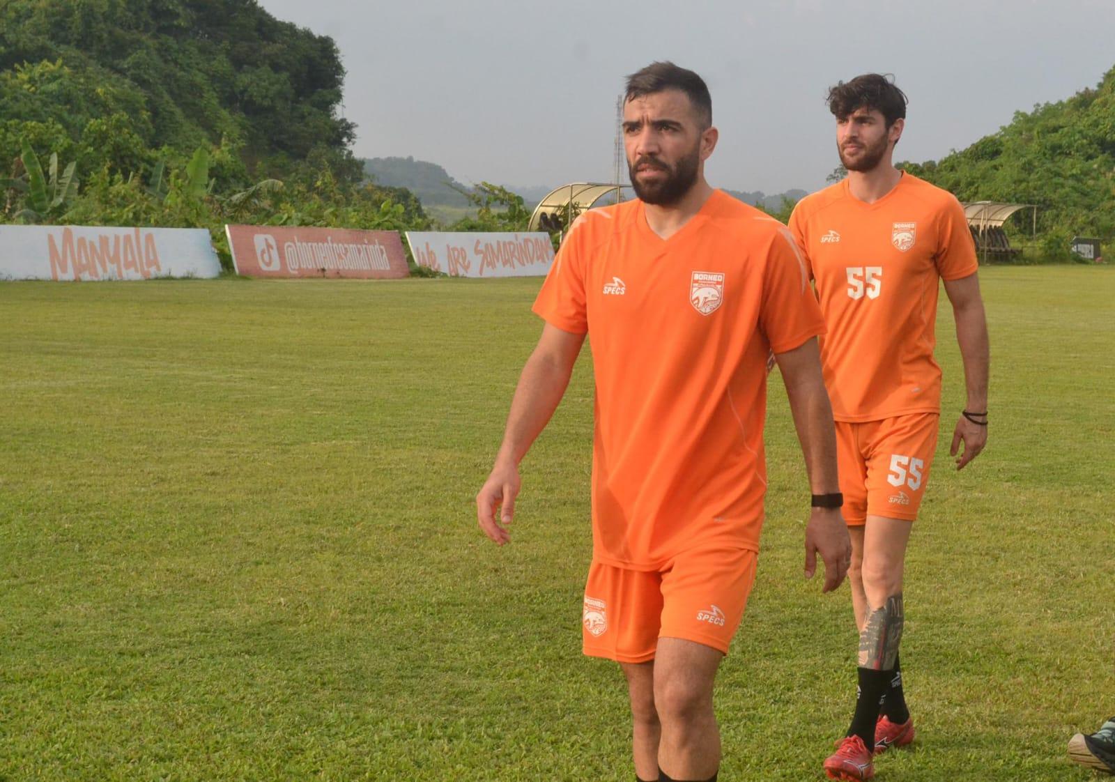 Momen Perdana Gelandang Timnas Suriah Mohammed Anez Gabung Latihan Borneo FC