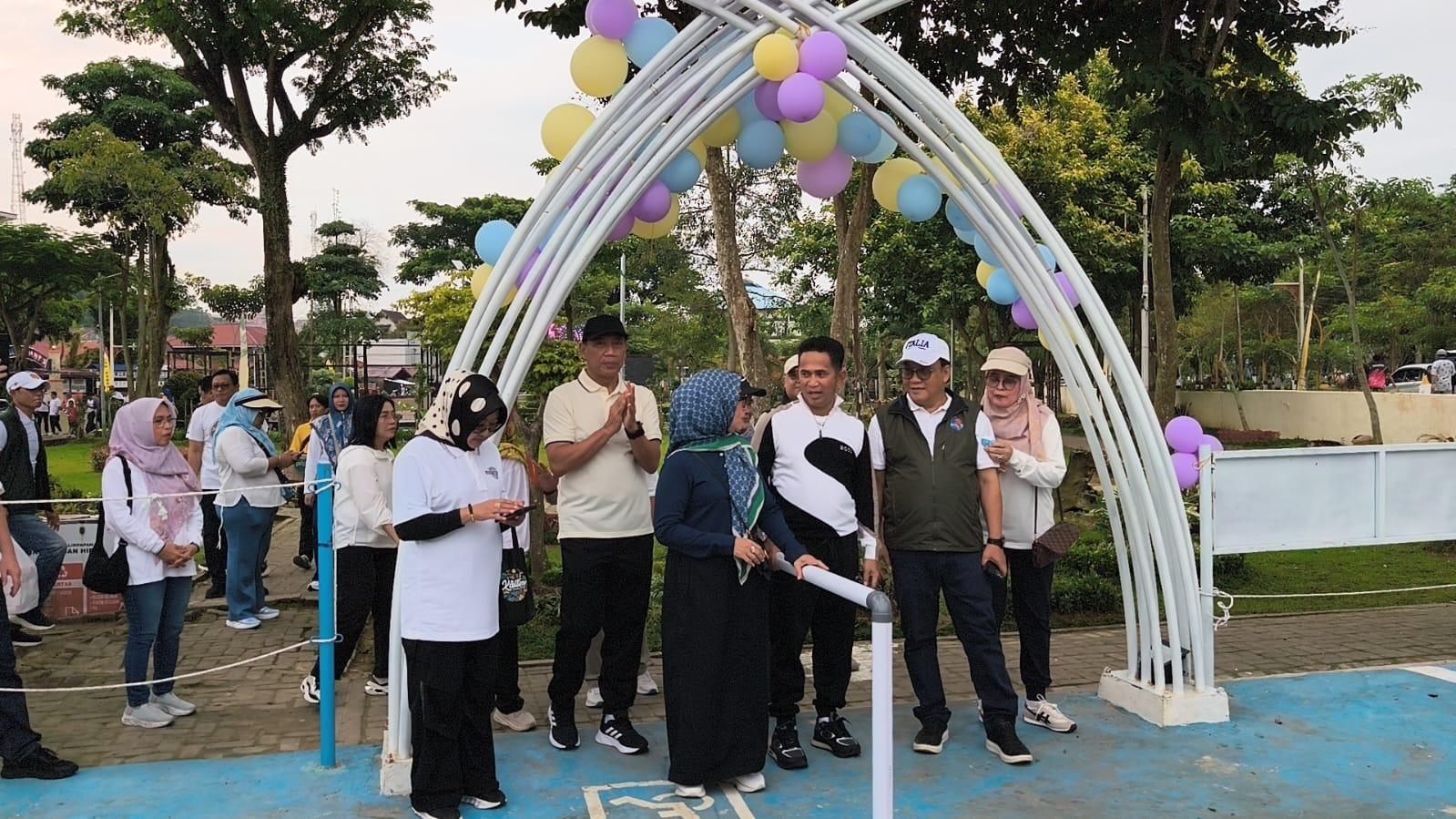 Walikota Balikpapan Rahmad Mas’ud Resmikan Taman RBRA Ceria, Intip Wahananya!