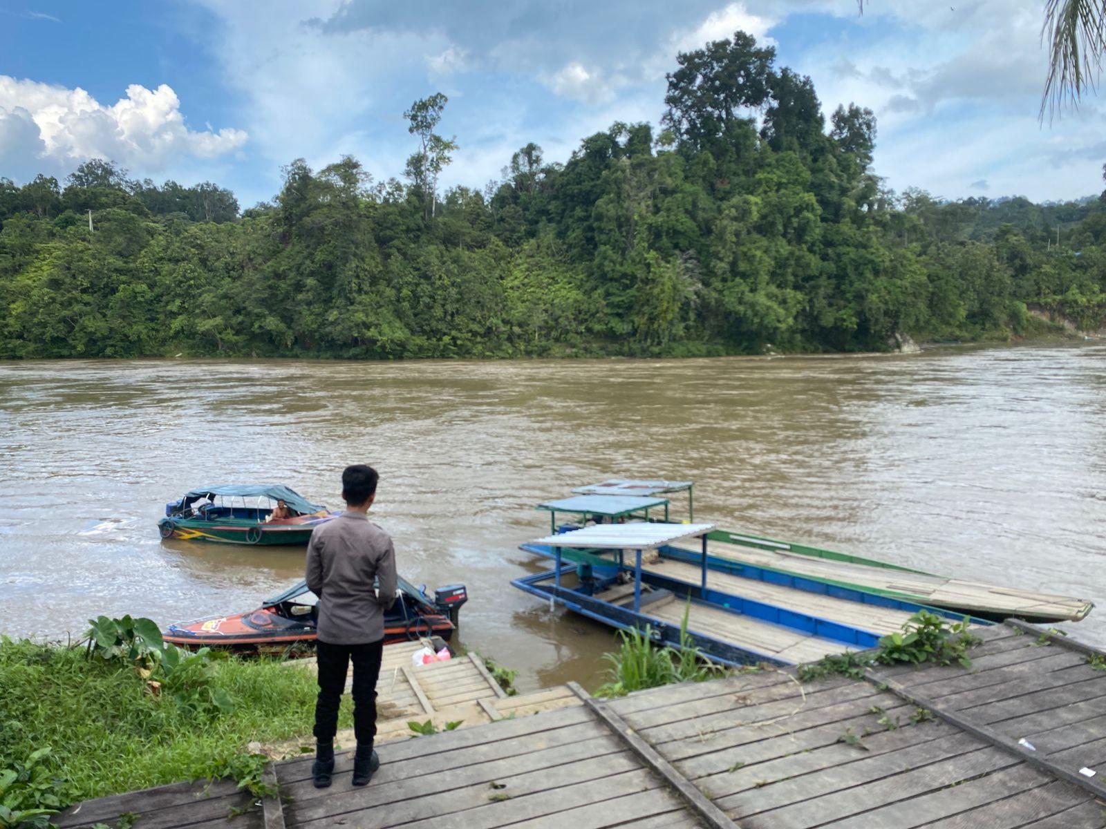 Perahu Terbalik di Giram Raya, Satu Warga Desa Long Bia Hilang Terseret Arus Sungai Kayan Bulunga