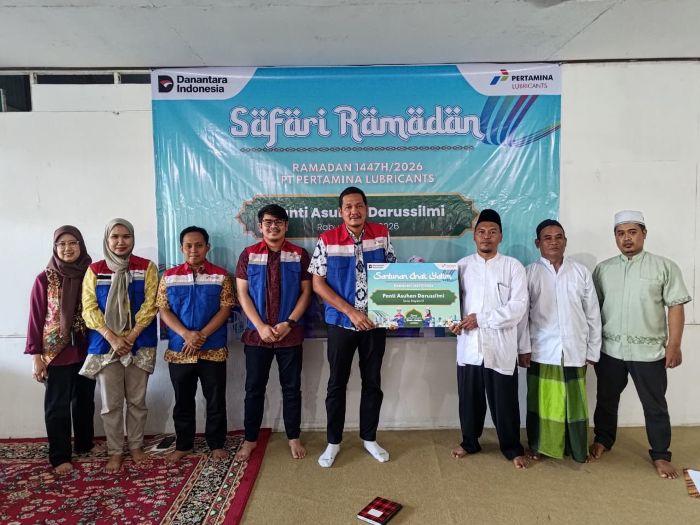 Pertamina Lubricants Sales Region VI Kalimantan Santuni Anak Panti Asuhan Darussilmi di Balikpapan 