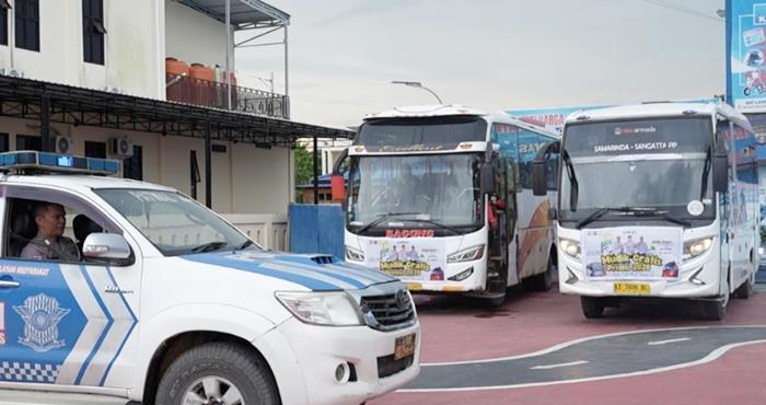 Polres Kutai Timur Luncurkan Program Mudik Gratis Lebaran 2026 Gunakan Bus