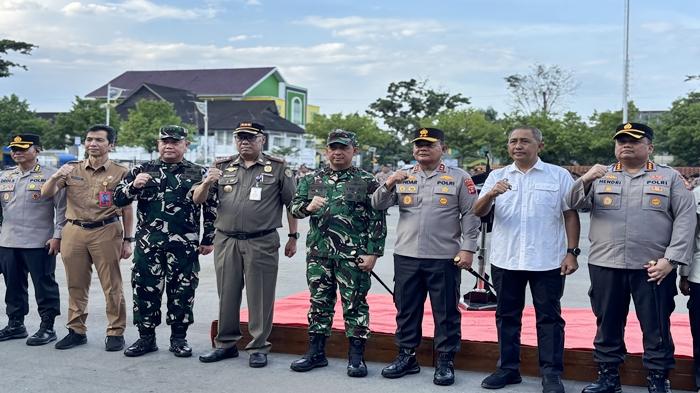 Amankan Demo 21 April di Samarinda, Ribuan Personel Gabungan Disiagakan Pakai Pendekatan Humanis
