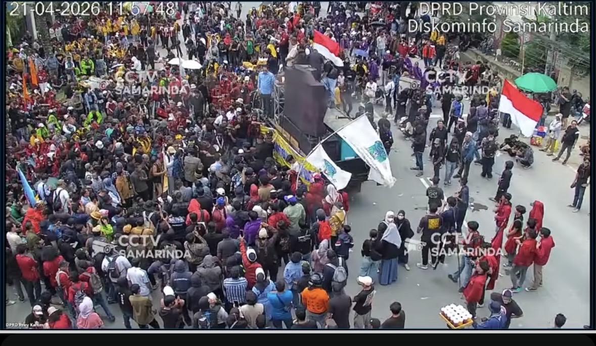 Demo 21 April, Pemkot Samarinda Siarkan CCTV ke YouTube Antisipasi Trafik Tinggi