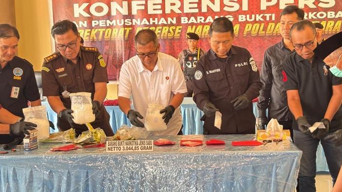 Sabu 3 Kg Gagal Dikirim ke Sulawesi Tengah Usai Diamankan Tim Polda Kaltara