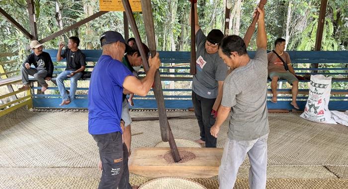 Tradisi Nutuk Beham di Desa Kedang Ipil Kukar Digelar 3 Hari 3 Malam, Rasa Syukur Atas Hasil Panen