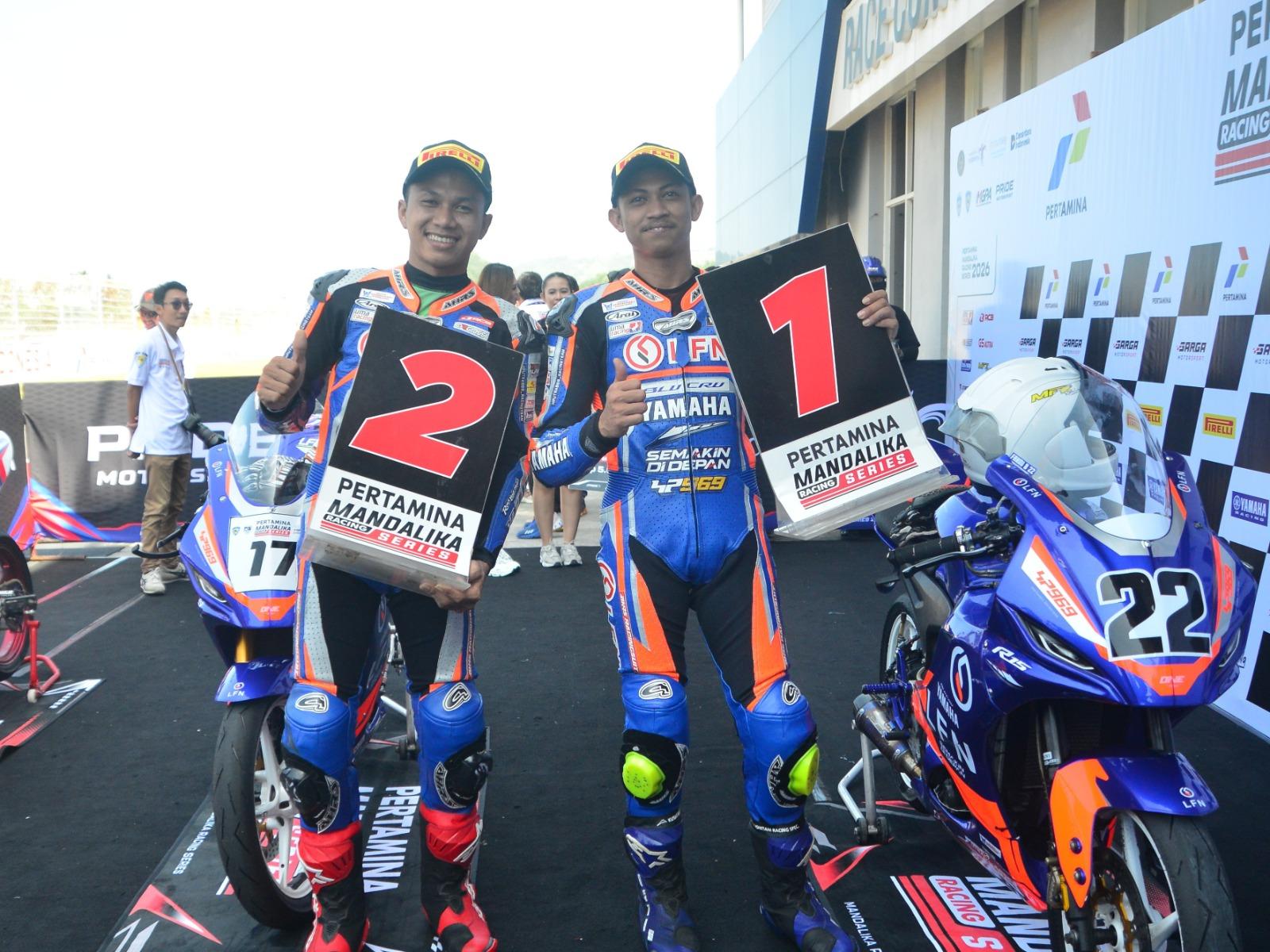 Menangi Race dan Pimpin Klasemen, Modal Positif Yamaha Awali Kejurnas Mandalika Racing Series 2026