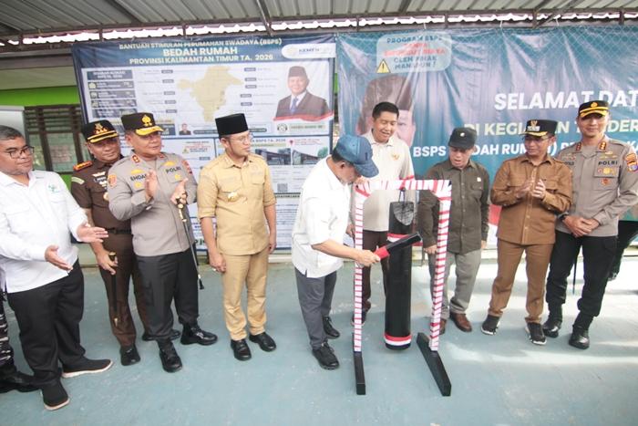Program Bedah Rumah di Kaltim Ada 3.000 Unit, Menteri PKP Minta Prioritaskan Daerah Terpencil