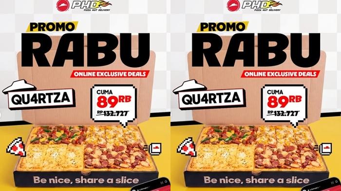 Promo Pizza Hut Delivery Hari ini Rabu 6 Mei 2026, Quartza Pizza hanya Bayar Rp 89 Ribuan