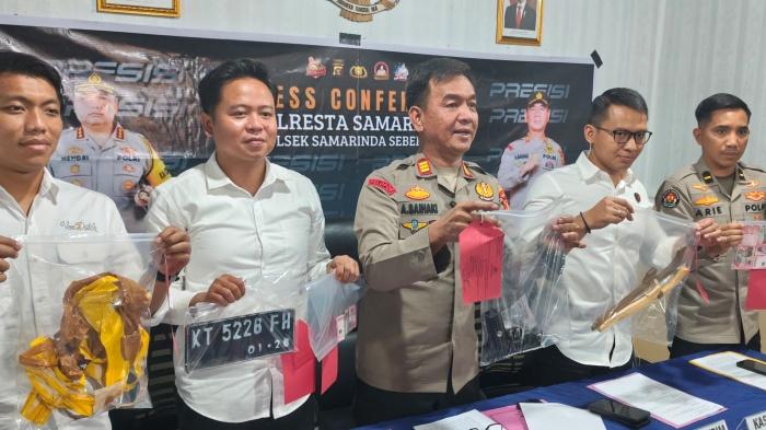 8 Fakta Perampokan Bermodus Kurir Paket di Samarinda, Pelaku Sempat Tembak Plafon, 4 Orang Tersangka