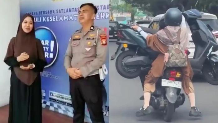 Video Viral Emak-emak di Makassar Angkut Motor Listrik Pakai Motor, Nuhidayah Akui Salah