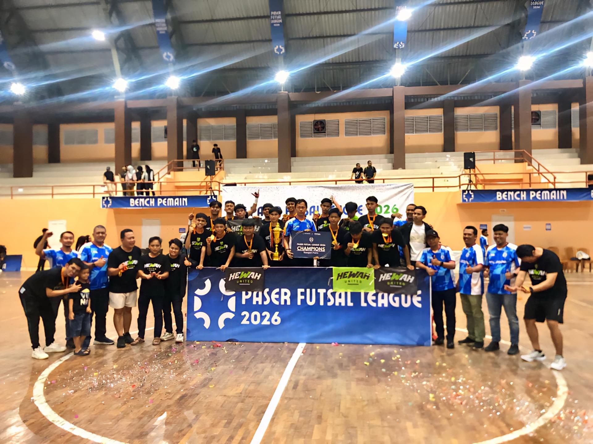 Hewah United Juara Paser Futsal League 2026, Ajang Seleksi Atlet Porprov Kaltim - Tribunkaltim.co