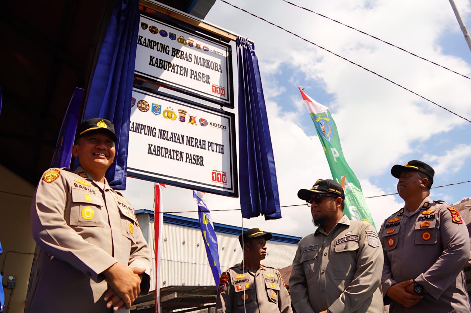 Wabup Ikhwan Antasari Resmikan Pos Satpolairud hingga Kampung Bebas Narkoba di Desa Lori Paser - Tribunkaltim.co