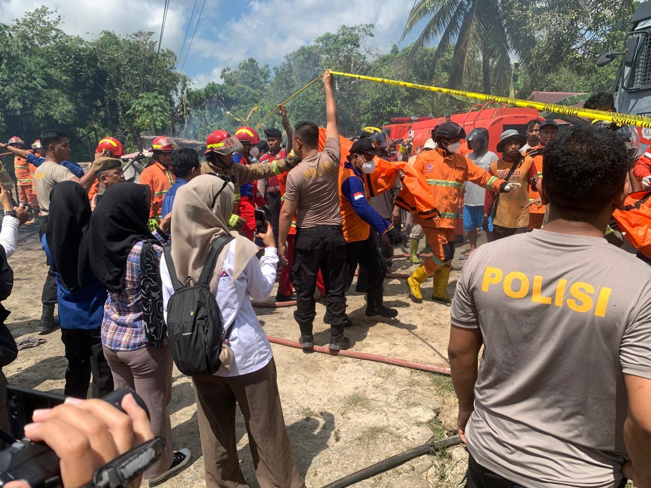 Dua Anak Tewas Terjebak di Kamar saat Kebakaran di Sungai Parit PPU - Tribunkaltim.co