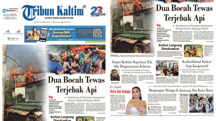Kebakaran di Penajam Hanguskan Rumah Dalam Hitungan Menit, 2 Bocah Tewas Terjebak Api - Tribunkaltim.co