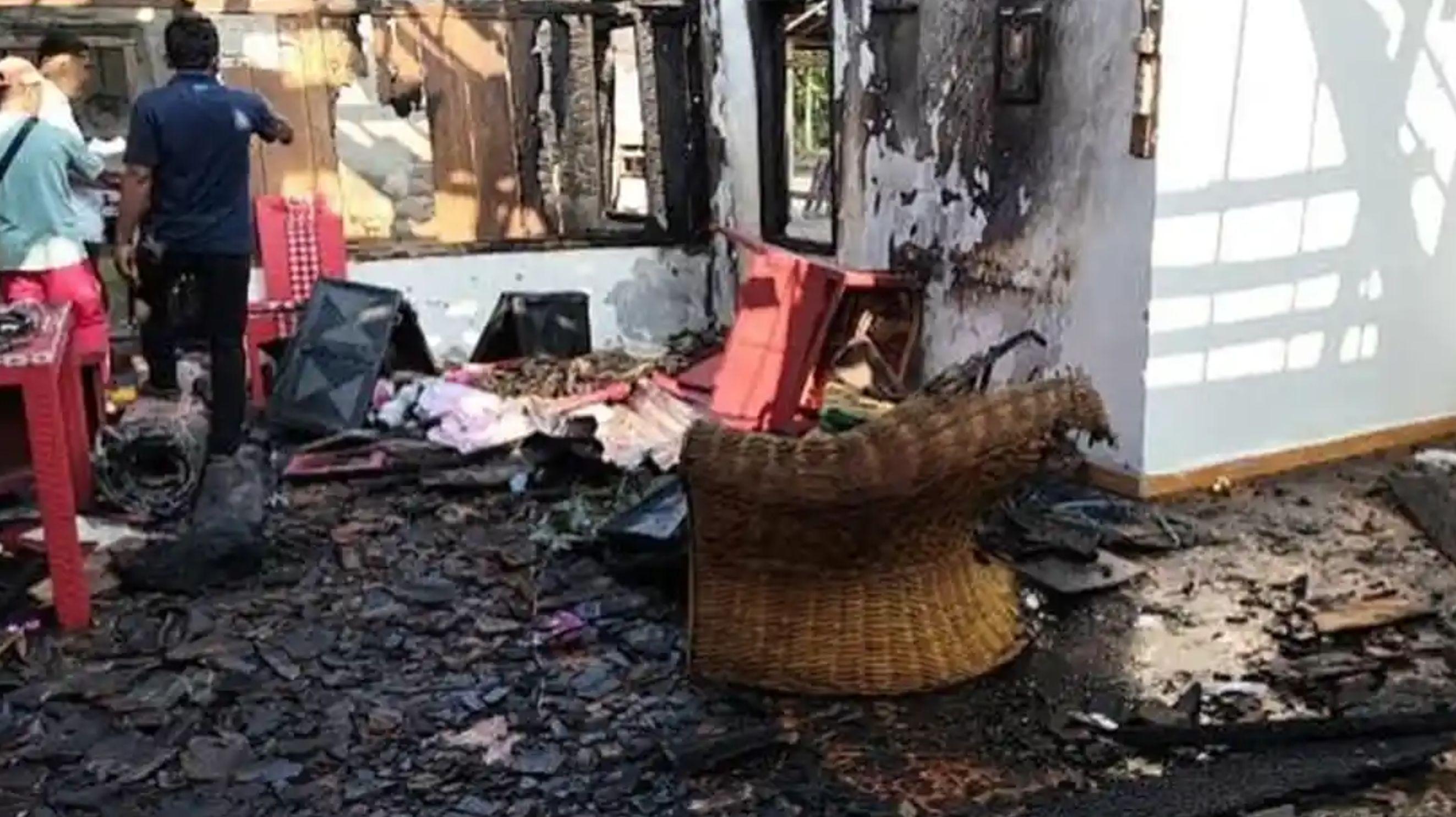 Viral! Menantu Bakar Rumah Mertua, Uang Rp30 Juta Hasil Jual Kebun Ikut Hangus - Tribunkaltim.co