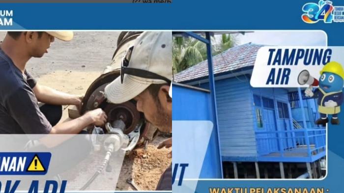 Daftar Daerah Mati Air Kukar Hari Ini, Kamis 9 Juli 2026, Salok Api dan Kembang Janggut Tampung Air - Tribunkaltim.co