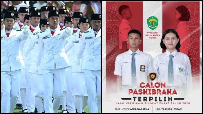 Daftar 76 Nama Paskibraka Nasional 2026, Kaltim Diwakili Gus Luthfy dan Julita Rista - Tribunkaltim.co