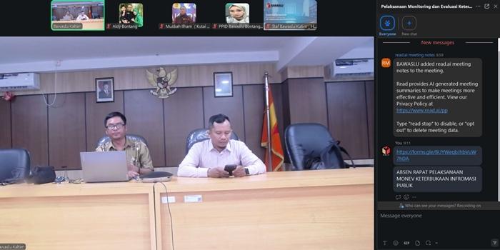 Bawaslu Kaltim Matangkan Persiapan Monitoring dan Evaluasi Keterbukaan Informasi Publik 2026 - Tribunkaltim.co
