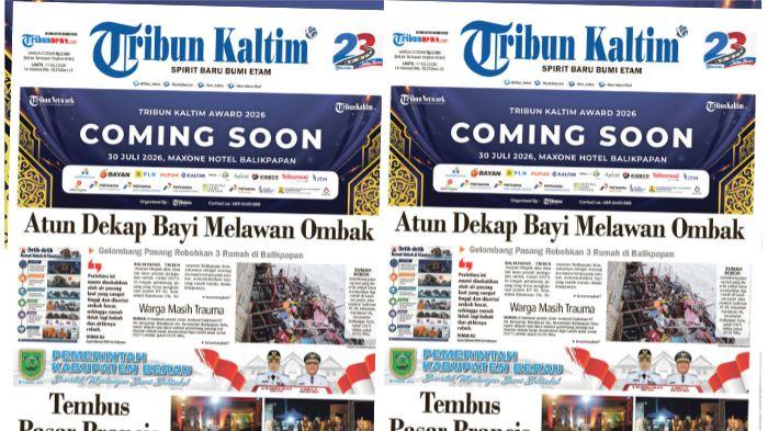 Gelombang Pasang Robohkan 3 Rumah di Balikpapan, Atun Dekap Bayi Melawan Ombak - Tribunkaltim.co