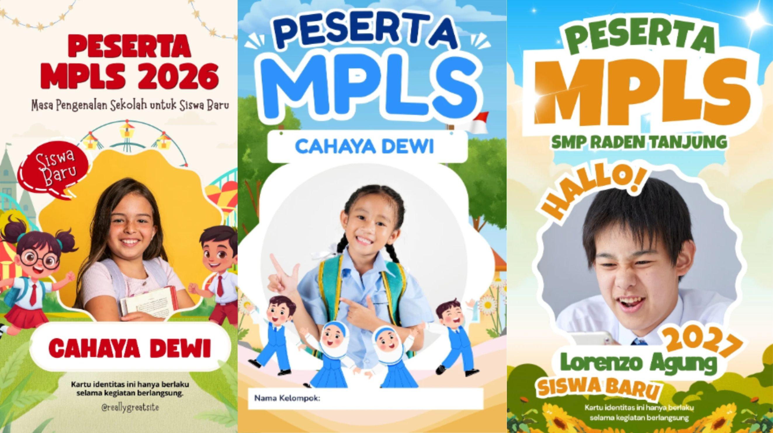25 Desain Name Tag MPLS Ramah 2026 untuk SD, SMP, SMA Kreatif, Cocok untuk Tanda Pengenal di Sekolah - Tribunkaltim.co