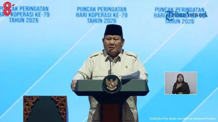 Prabowo sebut Bentuk Koperasi Merah Putih Tanpa Naskah Akademik, Rakyat Suruh Tunggu? Saya Tidak Mau - Tribunkaltim.co