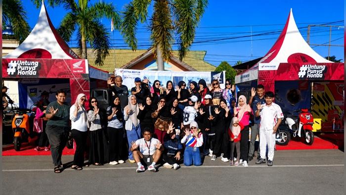 Astra Motor Grogot Ramaikan Car Free Day Tanah Grogot, Gelar Senam Sehat hingga Servis Motor Gratis - Tribunkaltim.co