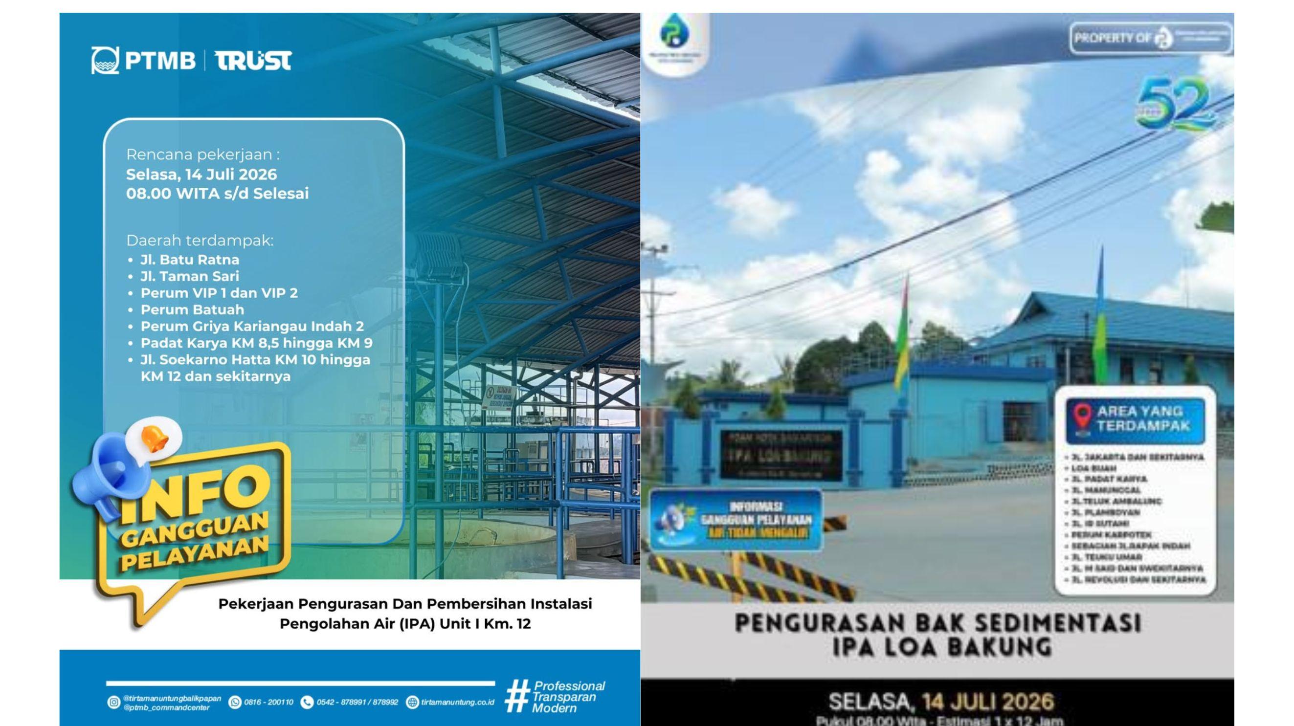 Jadwal Mati Air di Balikpapan dan Samarinda Selasa 14 Juli 2026, Daftar Daerah Terdampak - Tribunkaltim.co