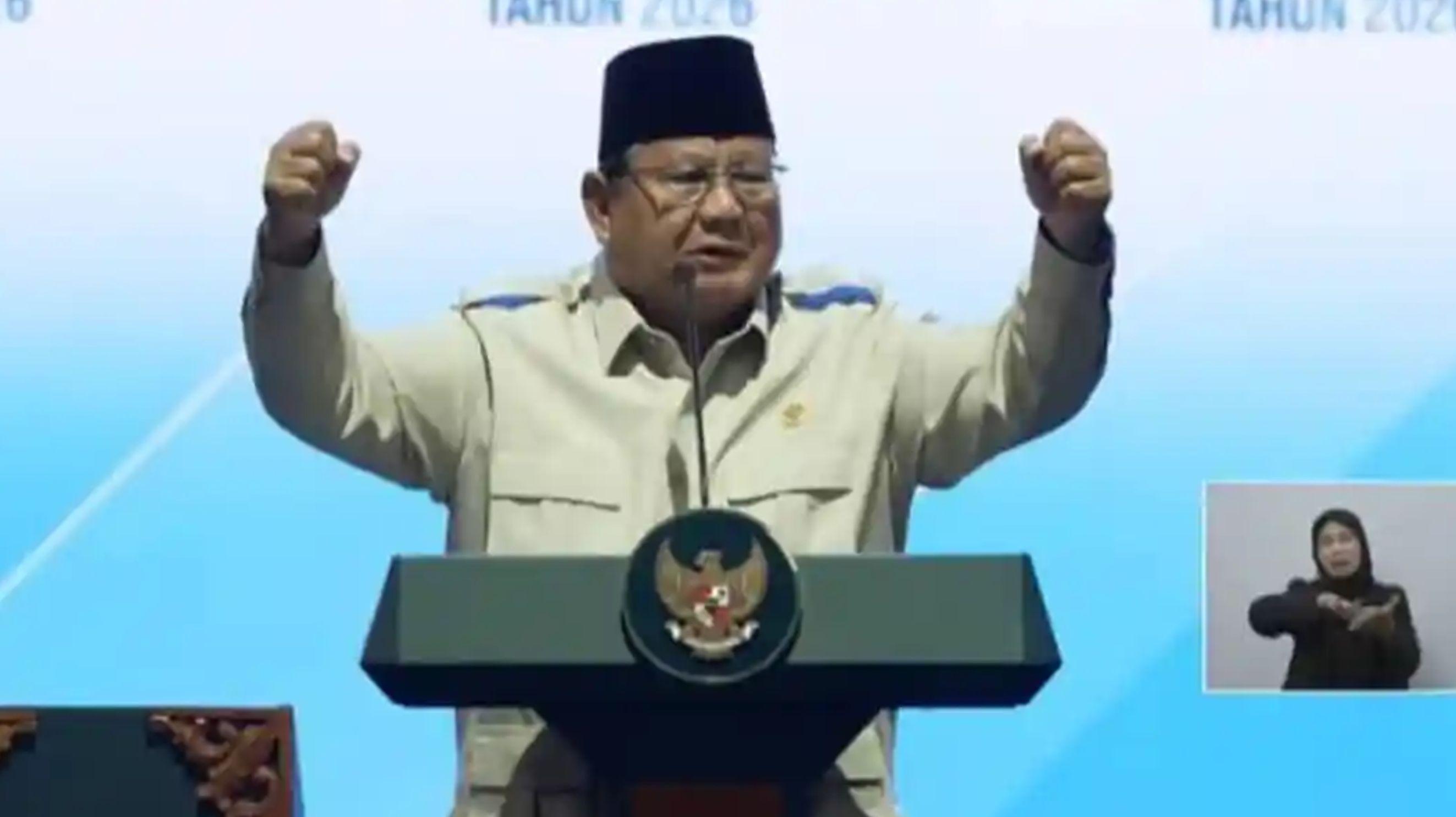 Prabowo Ingatkan Koruptor Kembalikan Uang Rakyat, Sebut TNI-Polri hingga ASN Butuh Gaji yang Baik - Tribunkaltim.co