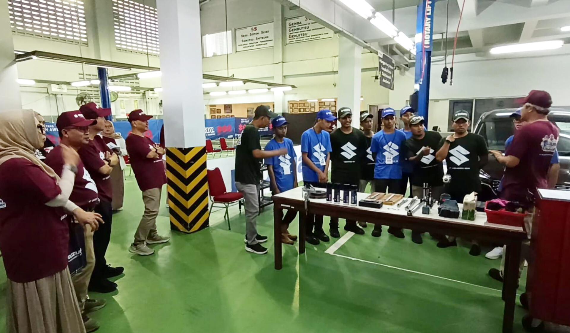 23 SMK Otomotif Kaltim Adu Skill di Suzuki Vocational Contest Samarinda