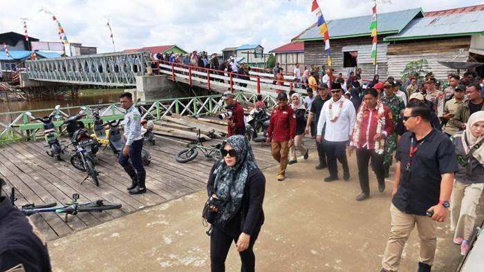 Resmikan Jembatan Sedulang, Bupati Kukar Harapkan Masyarakat Ikut Rawat