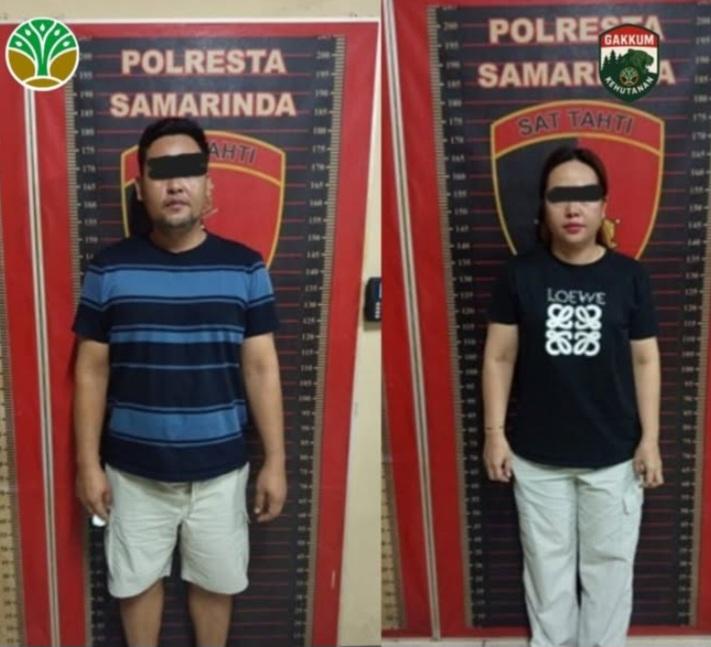 Dua Tersangka Tambang Ilegal di Kawasan Hutan Unmul Resmi Ditahan