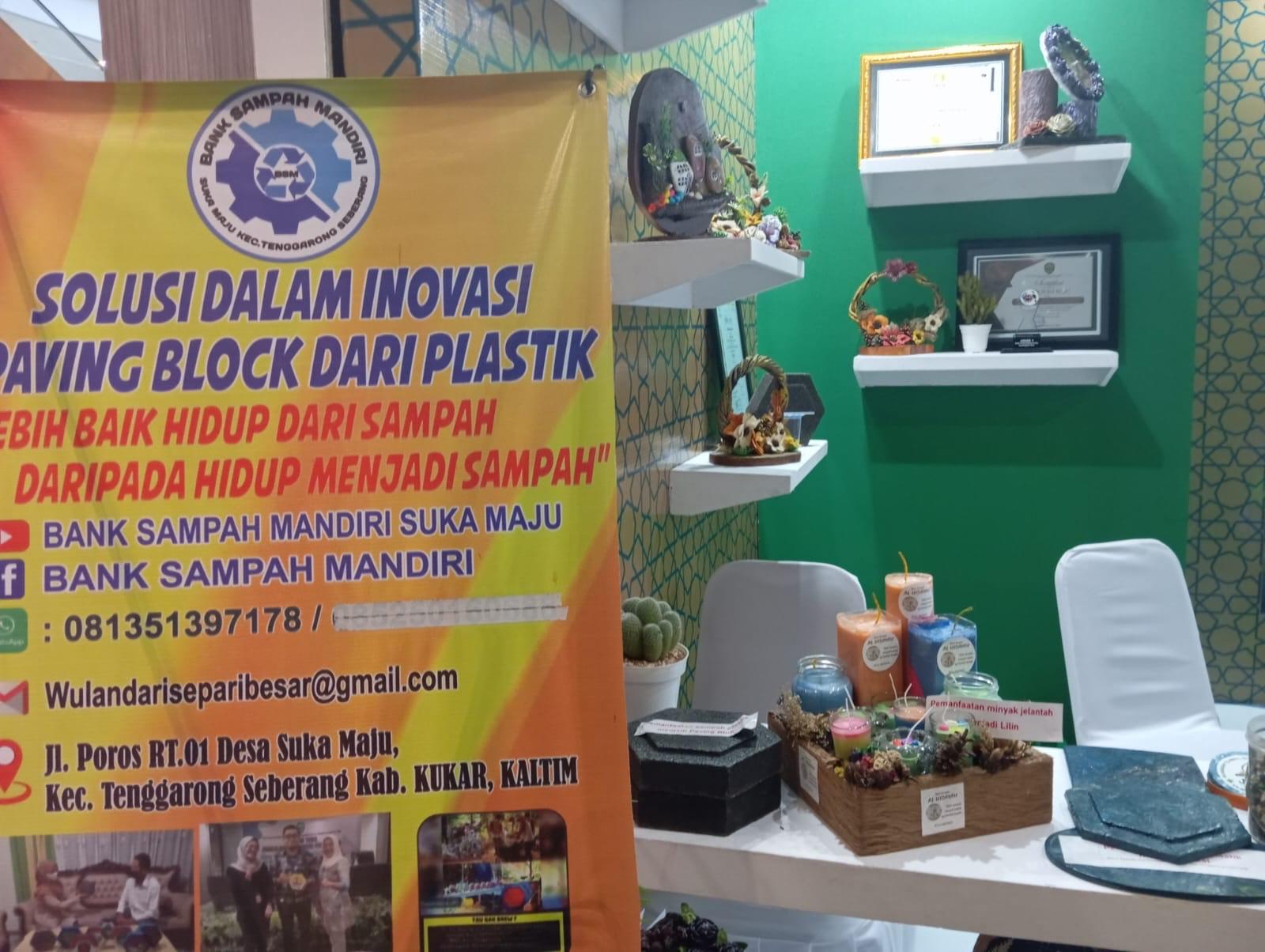 DPMPD Kaltim Pamerkan Karya Daur Ulang Sampah Bekas di MTQN di Samarinda