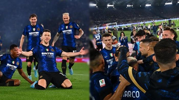 Hasil Final Coppa Italia: Kalahkan Juventus, Gol Telat Perisic Bawa Inter Milan Raih Gelar Juara