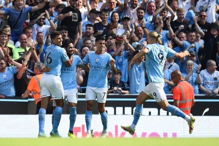 Rapor 11 Pemain Manchester City yang Bantai Bournemouth, Man City Puncaki Klasemen Liga Inggris