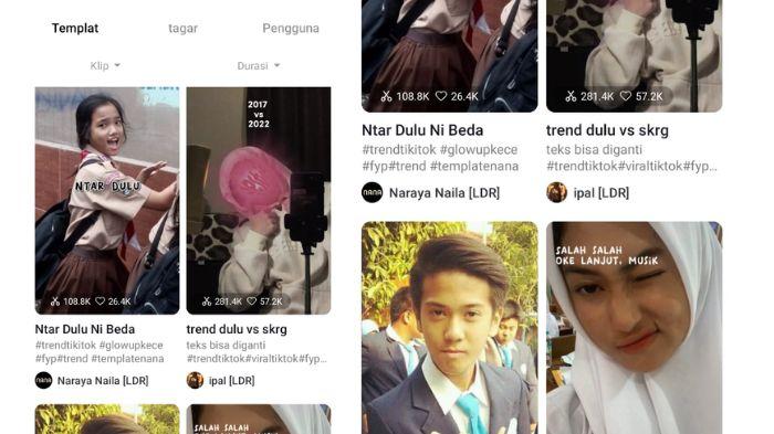Trend Glow Up Viral, 10 Link Template Gratis di Aplikasi Edit Video CapCut Lengkap Cara Pakai