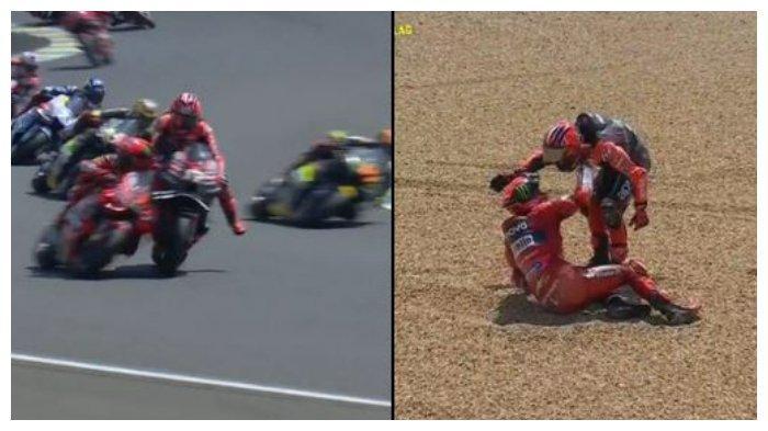 Viral di MotoGP Prancis 2023: Vinales Geplak Bagnaia, Komentator dan Eks Pembalap Salahkan Pecco