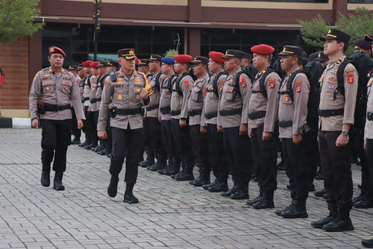 Personel Polresta Samarinda Amankan 2.564 Tempat Pemungutan Suara, Berikut Daftar TPS