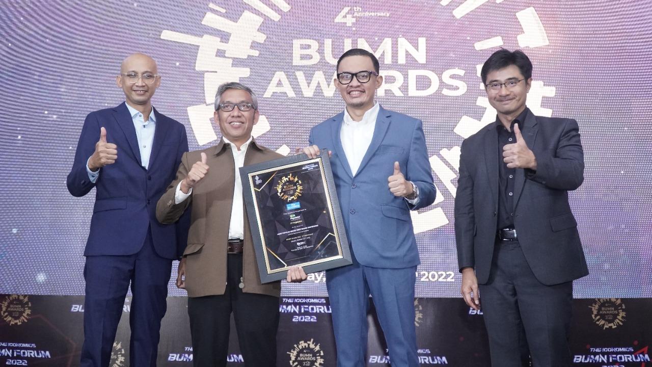 Pegadaian Sukses Sabet Penghargaan Brand Equity di Ajang Anniversary BUMN Awards