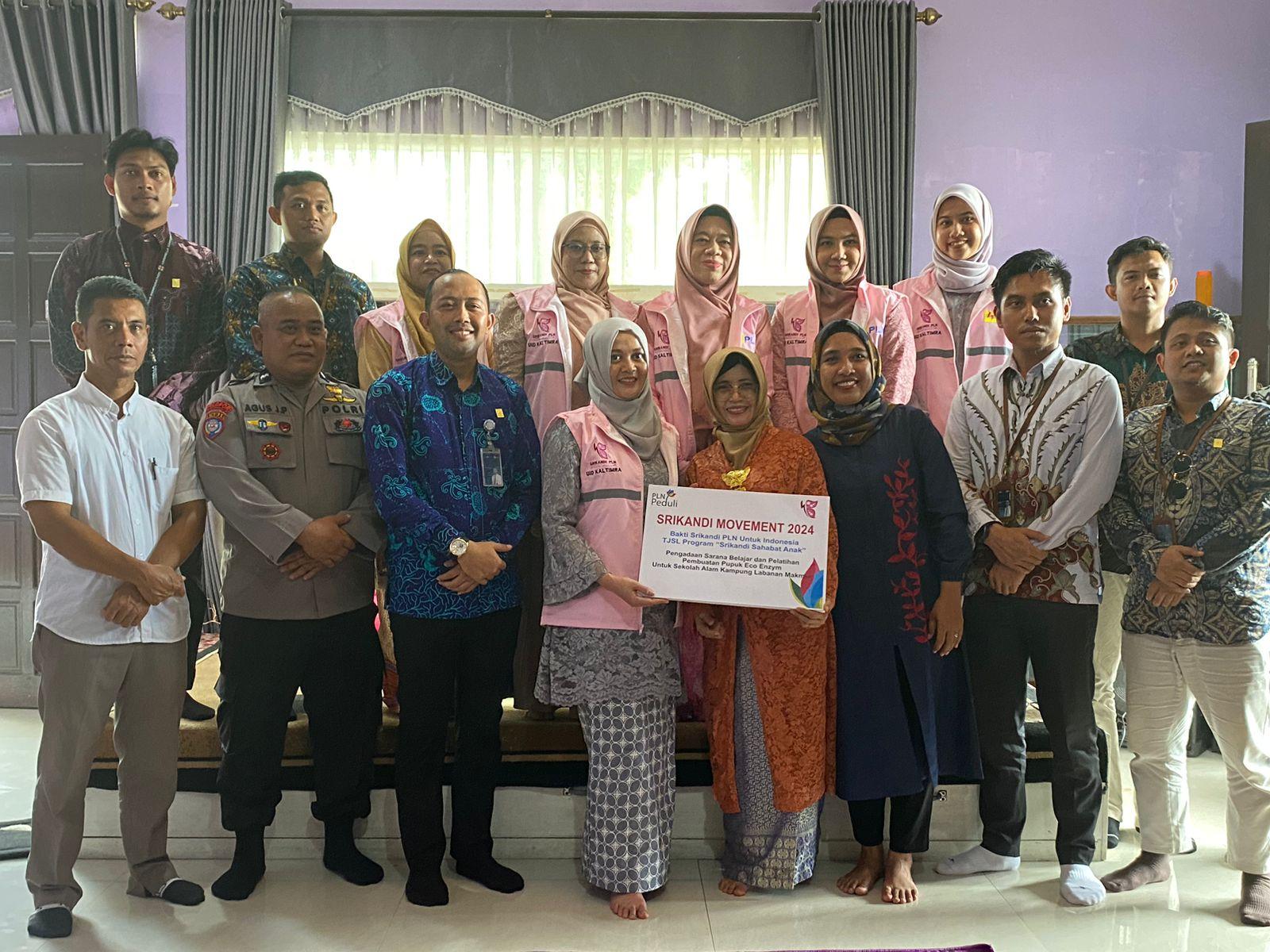 Peringati Hari Anak Nasional, Srikandi Movement PLN Kunjungi Sekolah Alam Kampung Labanan Makmur