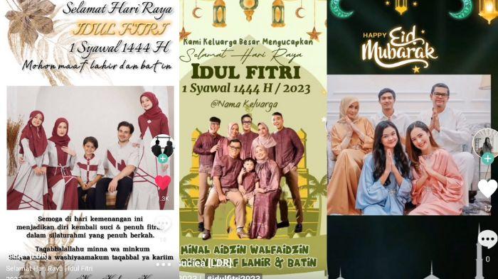 20 Template CapCut Idul Fitri 2023, Pasang Foto Keluarga dengan Twibbon Video dan Share ke WA