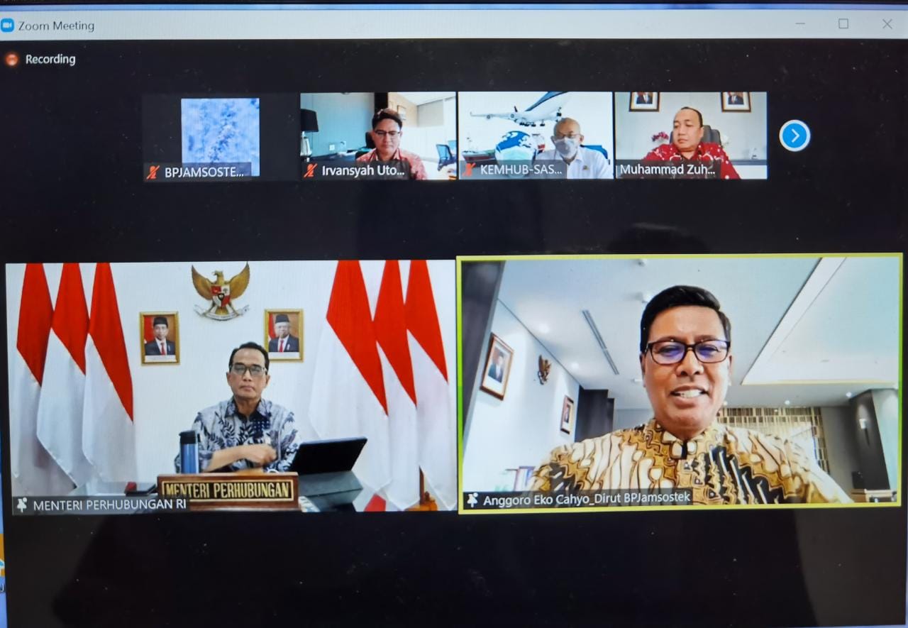 Audiensi BPJamsostek dan Kemenhub, Deputi Direktur Wilayah Kalimantan Siap Implementasikan ke Daerah