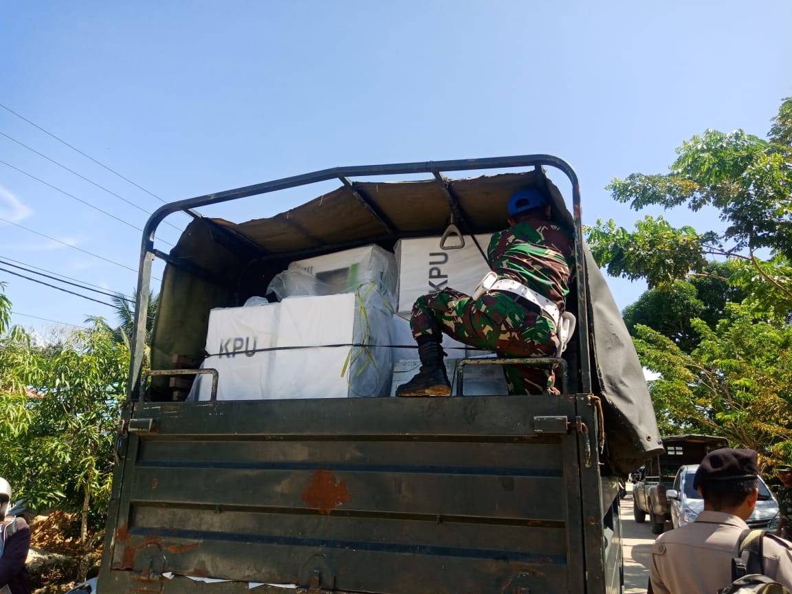 Begini Rupa-rupa Metode KPU PPU Dalam Mendistribusikan Logistik Pemilu 2019 ke PPS