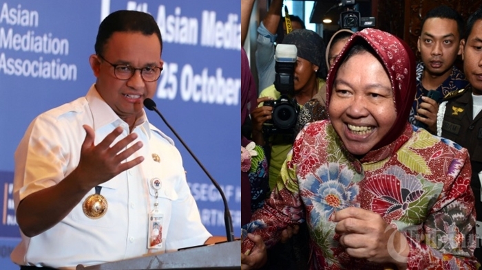 Anies Baswedan Sudah Dapat Restu Menkes Terawan di Jakarta, Risma Tak Terapkan PSBB di Surabaya?