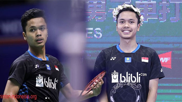 Cuma Anthony Ginting yang Sukses Beri Catatan Buruk kepada Kento Momota di China Open 2018