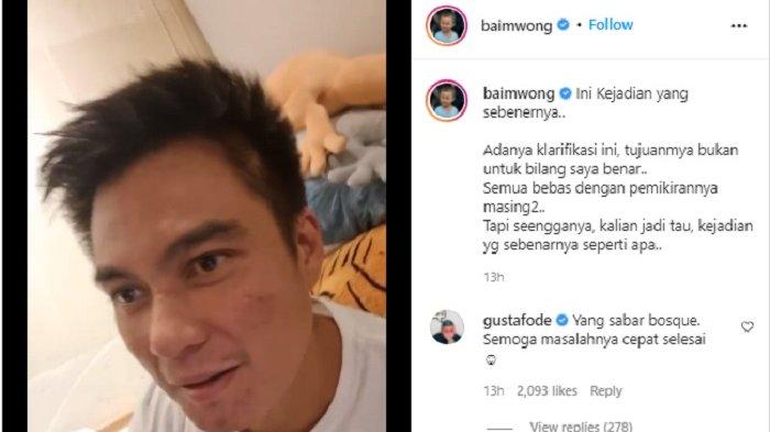 Dikecam Warganet hingga Viral, Baim Wong Tak Menyesal Tegur Seorang Kakek Berikut Penjelasannya